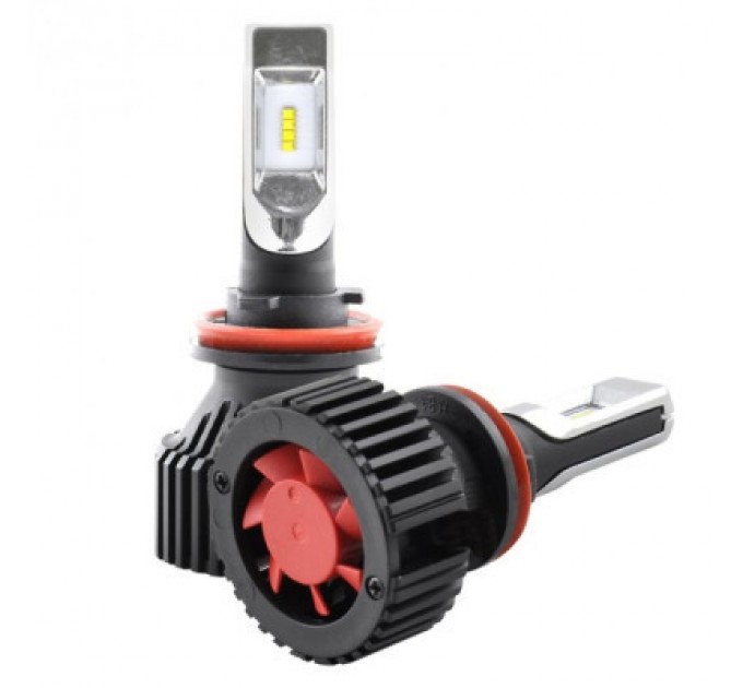 SOLAR Автолампа SOLAR H11 12/24V 6500K 8000Lm 60W ZES Chip (8311)