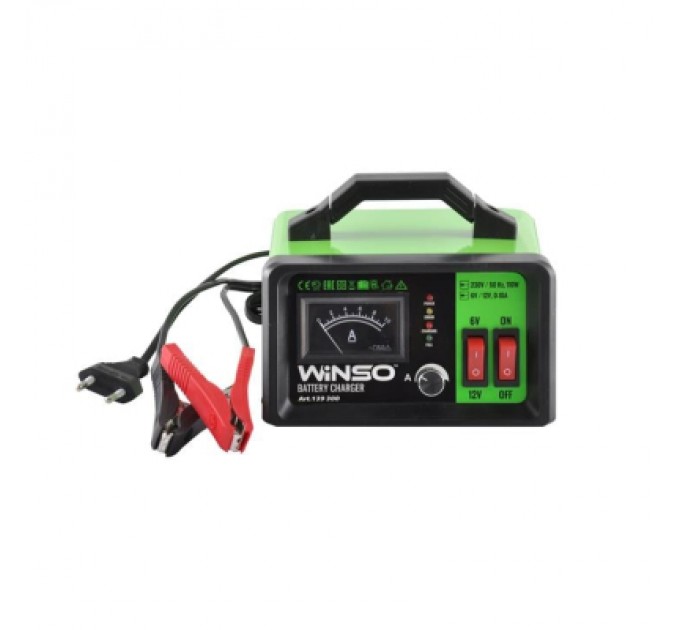 WINSO Зарядний пристрій для автомобільного акумулятора WINSO 139300