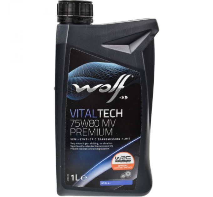 Wolf Трансмісійна олива Wolf VITALTECH 75W80 MV PREMIUM 1л (1048400)