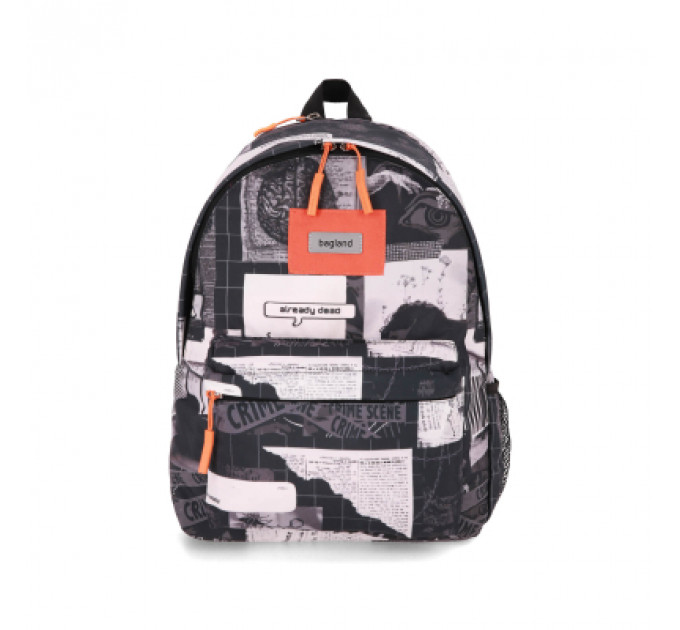 Рюкзак для ноутбука Bagland 14" Stylish M 17L+print, black-white 1343/00549694 (1118320661)