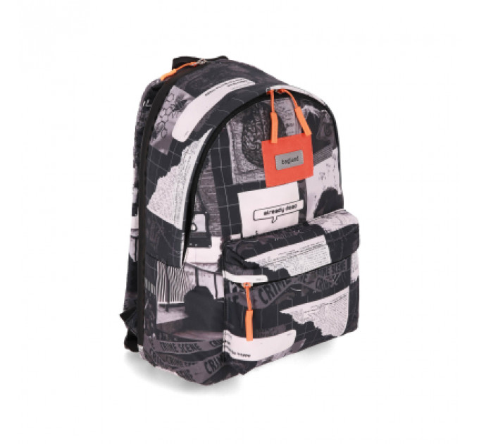 Рюкзак для ноутбука Bagland 14" Stylish M 17L+print, black-white 1343/00549694 (1118320661)
