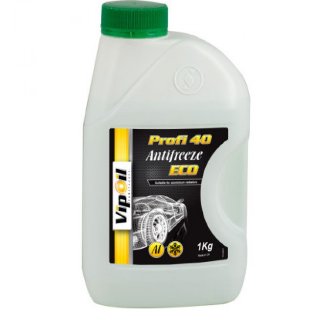 VIPOIL Антифриз VIPOIL ECO Profi 40 green 1кг (701406)