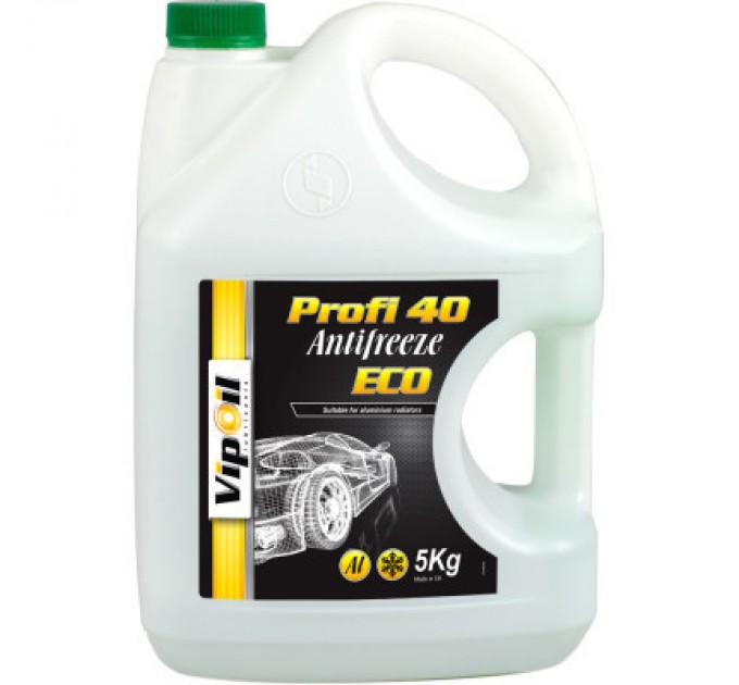 VIPOIL Антифриз VIPOIL ECO Profi 40 green 5кг (701407)