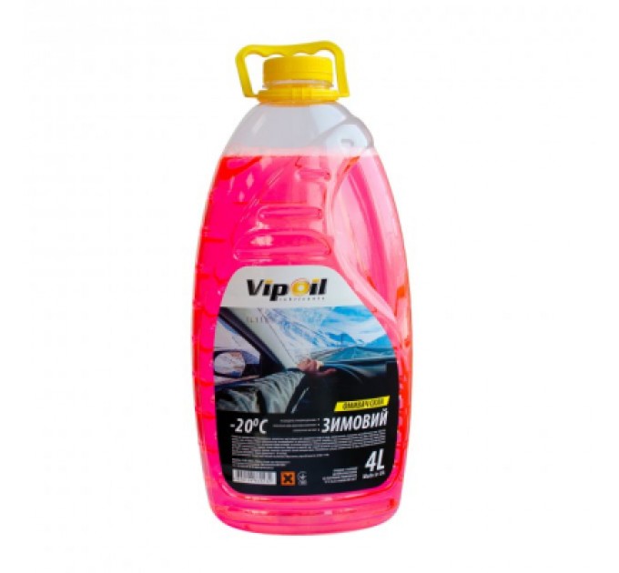 VIPOIL Омивач автомобільний VIPOIL -20 bubble gum 4л (0340349)