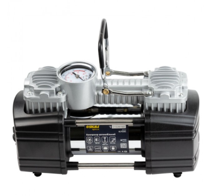 Автомобільний компресор Sigma 12В, 300Вт, 60л/мин, 10бар (6170281)