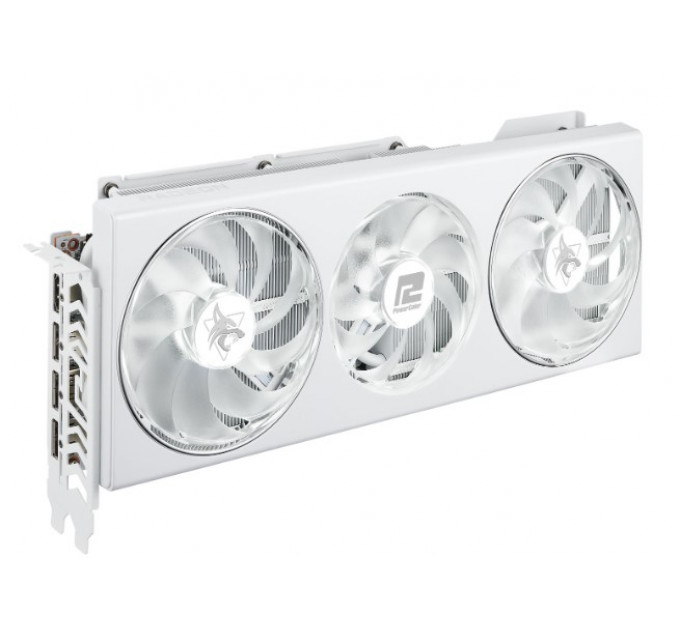 Відеокарта AMD Radeon RX 7800 XT 16GB GDDR6 Hellhound Spectral White PowerColor (RX 7800 XT 16G-L/OC/WHITE)