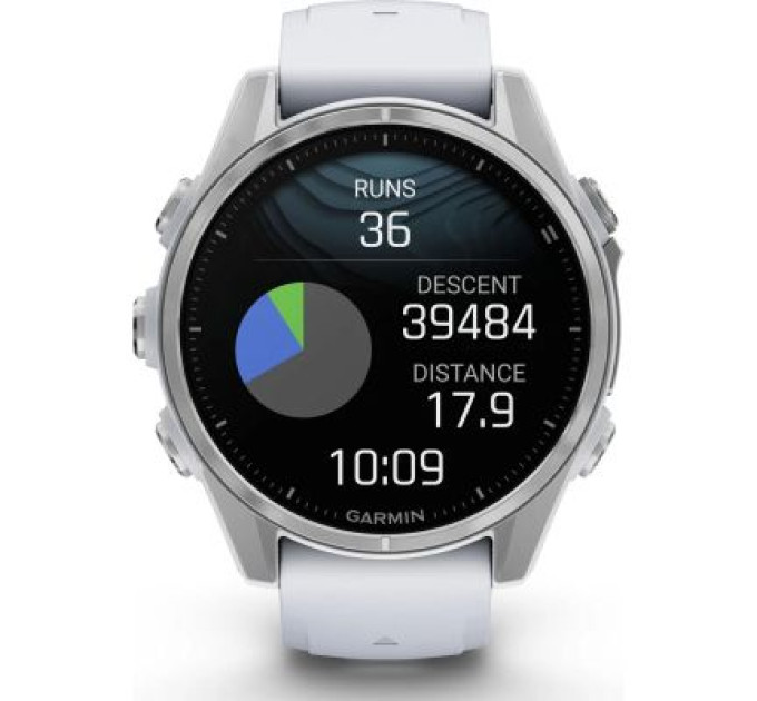 Garmin Смарт-годинник Garmin fenix 8 43mm, AMOLED, Glass, BareSS/Whitestone, WhitestoneBn (010-02903-00)