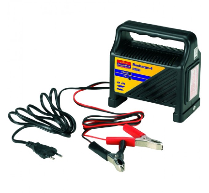 Зарядний пристрій для автомобільного акумулятора GRAND PRIX 4A 12V (33705-IS)