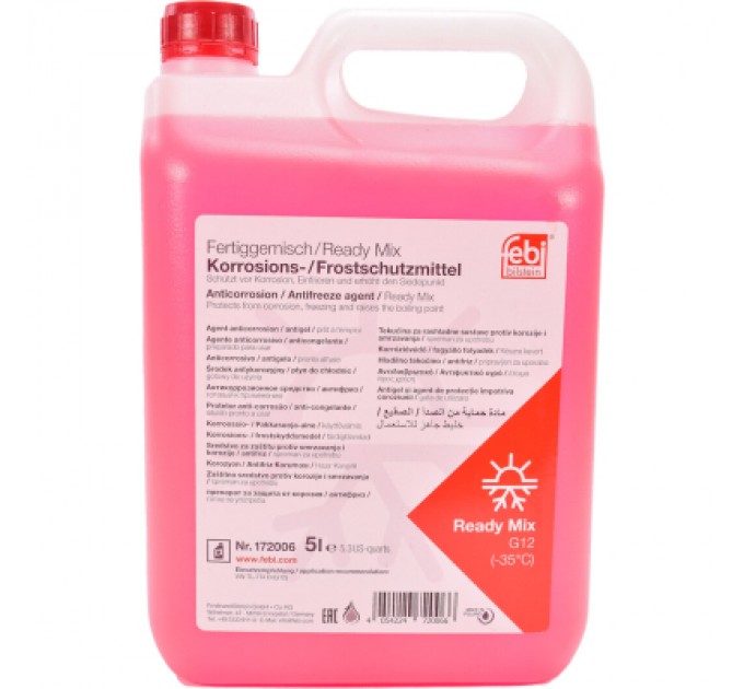 Febi Антифриз Febi G12 5л червоний-35C (172006FE)