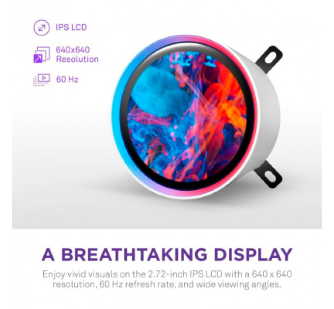 Система рідинного охолодження NZXT Kraken Elite RGB 240mm AIO (RL-KR24E-W2)