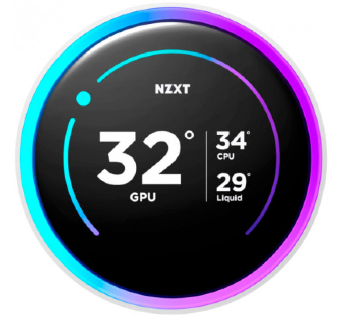 Система рідинного охолодження NZXT Kraken Elite RGB 360mm AIO (RL-KR36E-W2)