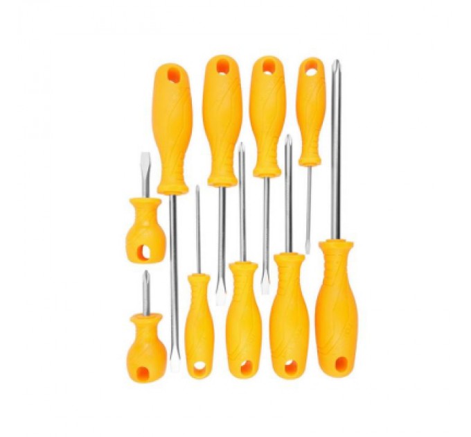 Tolsen Набір викруток Tolsen 10 шт пластикова рукоятка (20740)