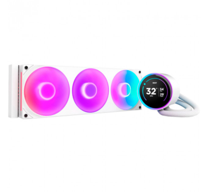 Система рідинного охолодження NZXT Kraken Elite RGB 360mm AIO (RL-KR36E-W2)