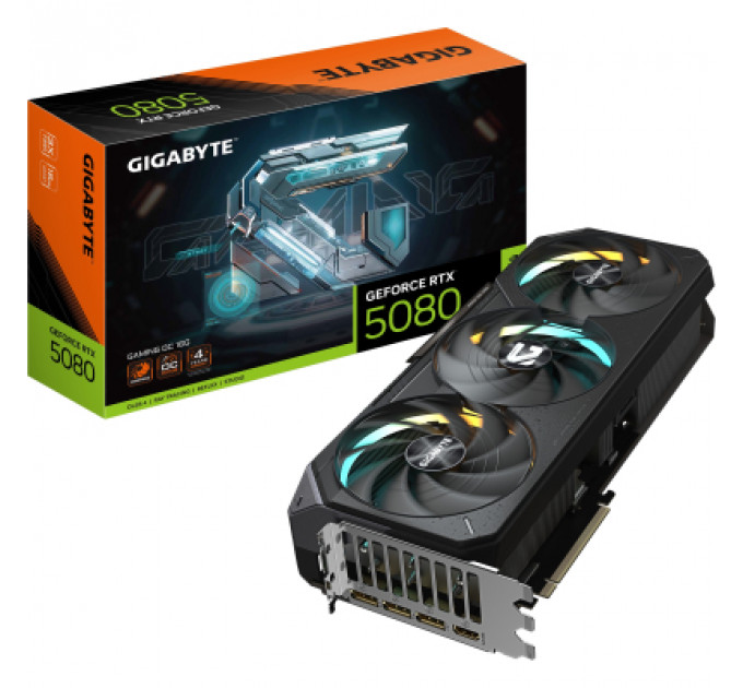 Відеокарта GIGABYTE GeForce RTX5080 16GB GAMING OC (GV-N5080GAMING OC-16GD)