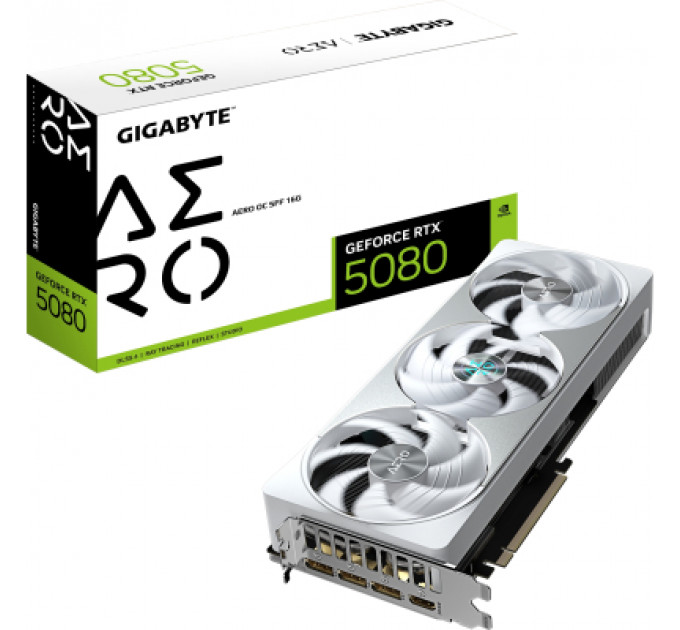 Відеокарта GIGABYTE GeForce RTX5080 16GB AERO OC SFF (GV-N5080AERO OC-16GD)
