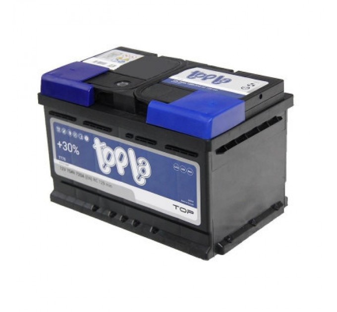 Topla Акумулятор автомобільний Topla 75 Ah/12V TOP Euro (118 072)