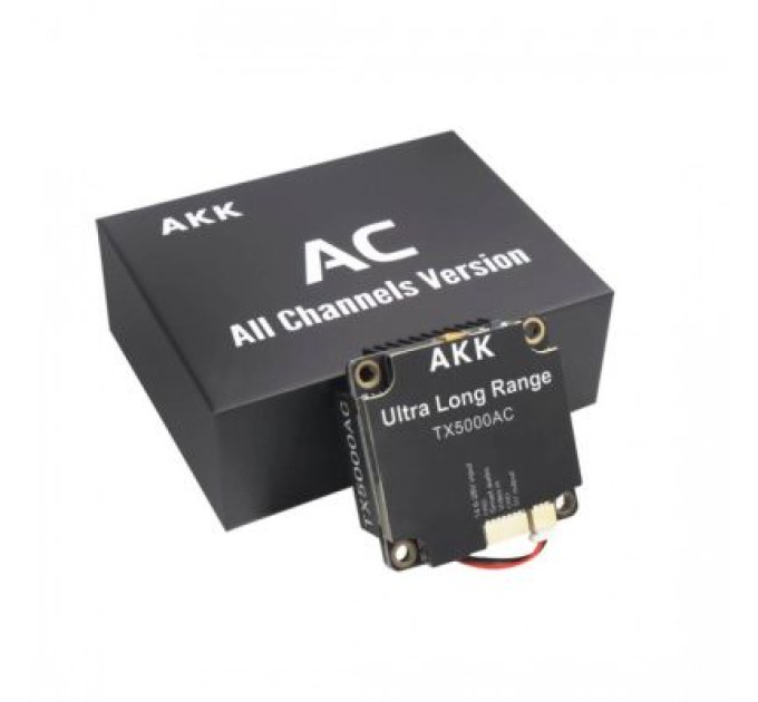 AKK Відеопередавач (VTX) AKK Ultra Long Range 5W 4.9G-6G 96CH (TX5000AC)