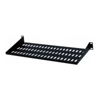 Полка 19" Hypernet 1U глиб. 300мм, колір чорний (CS-300-1U-BLACK)