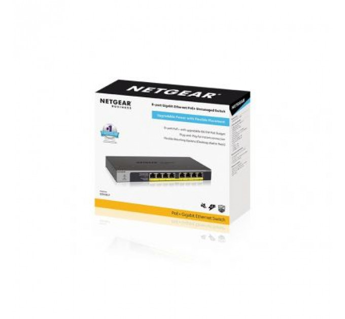 Комутатор мережевий Netgear GS108LP-100EUS
