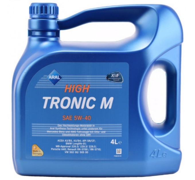 Aral Моторна олива Aral HighTronic M 5W-40, 4л (74310)