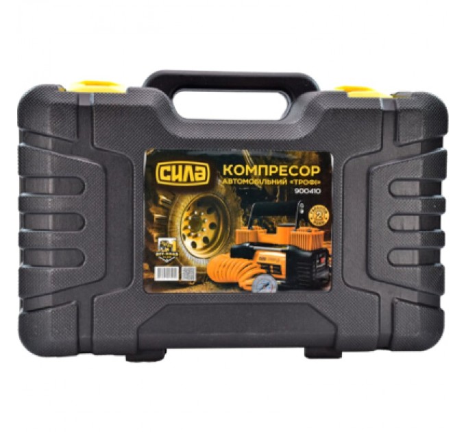 СИЛА Автомобільний компресор СИЛА 85л/хв, 10 Атм (900410-IS)