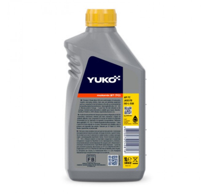 Yuko Моторна олива Yuko MOTOMIX 2T (TC) 1л (4820070240818)