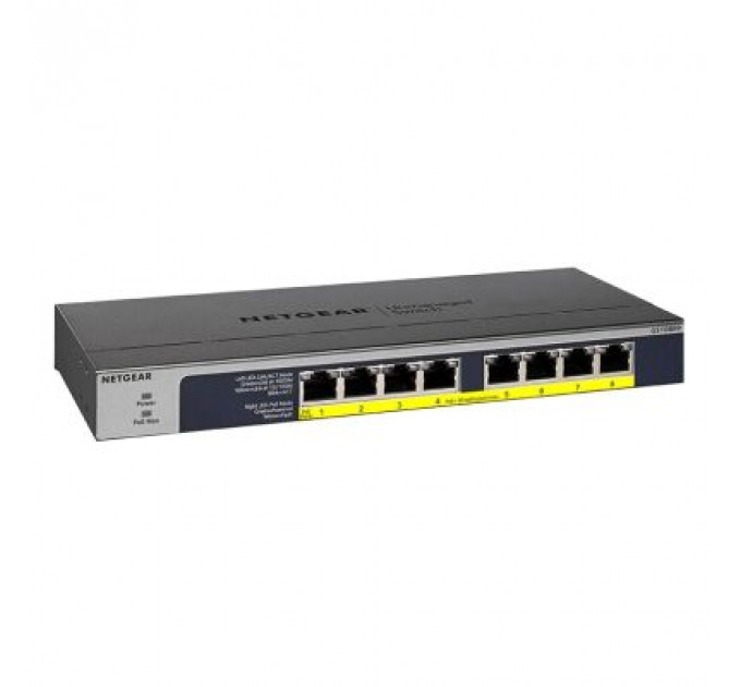 Комутатор мережевий Netgear GS108PP-100EUS