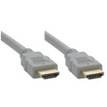 REAL-EL Кабель мультимедійний HDMI to HDMI 1.0m v.2.0 grey REAL-EL (EL123500045)