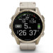 Garmin Смарт-годинник Garmin fenix 8 43mm, AMOLED, Saph, SftGldSS/FogGryLeatherBnd, Excl, GPS (010-02903-40)