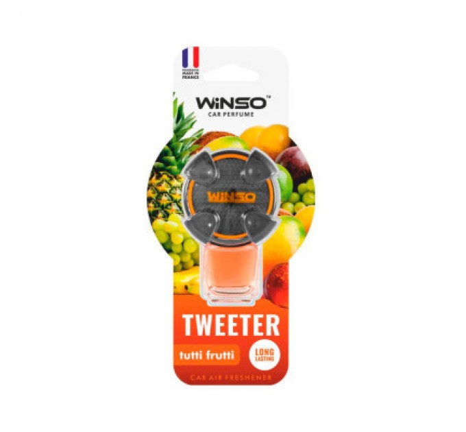 Ароматизатор для автомобіля WINSO Tweeter Tutti Frutti 8мл (530850)