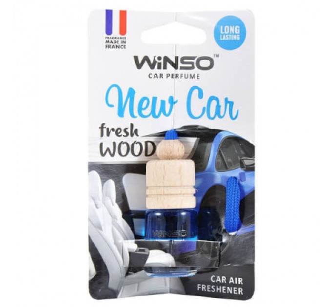 WINSO Ароматизатор для автомобіля WINSO Fresh Wood New Car 4,5мл (530400)