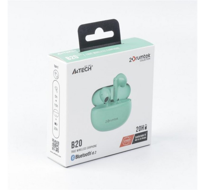 Bluetooth-гарнітура A4Tech B20 Mint Green
