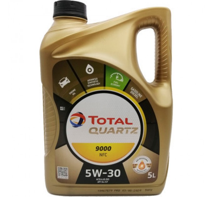 Total Моторна олива Total QUARTZ 9000 Future NFC 5w30 5л (213835)