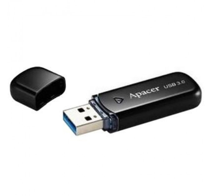 USB флеш накопичувач Apacer 64GB AH355 Black USB 3.0 (AP64GAH355B-1)