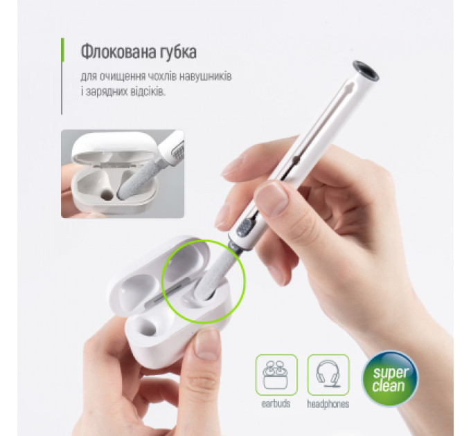 Універсальний чистячий набір ColorWay Cleaning Pen, for Earphones, 3 in 1 (CW-1131)