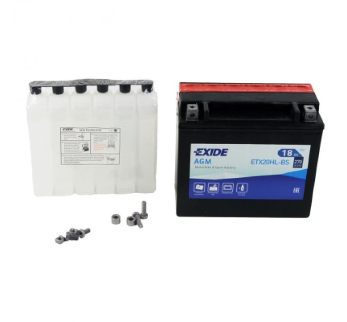 Акумулятор автомобільний EXIDE AGM 18Ah Ев (-/+) (270EN) (ETX20HL-BS)