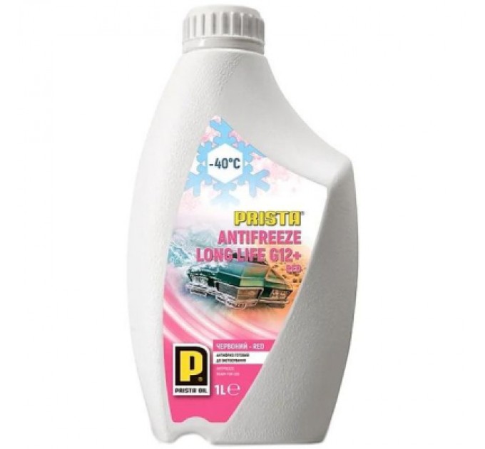 PRISTA Антифриз PRISTA Long Life G12+ Red 1л (74617)