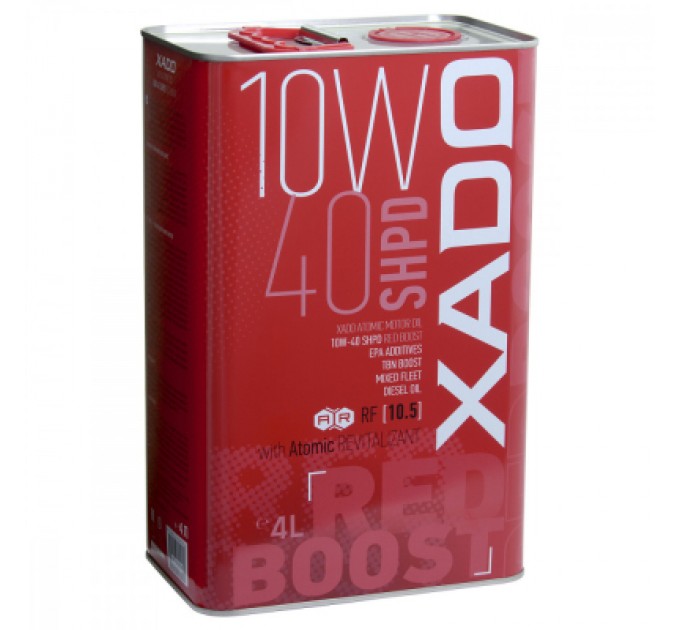 Xado Моторна олива Xado 10W-40 SHPD, Red Boost 4 л (ХА 26249)