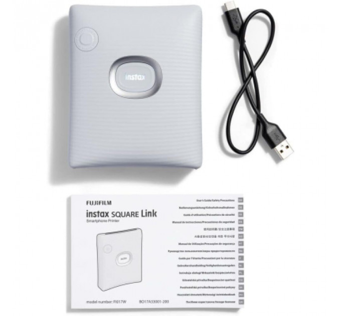 Сублімаційний принтер Fujifilm INSTAX SQ Link White (16785470)