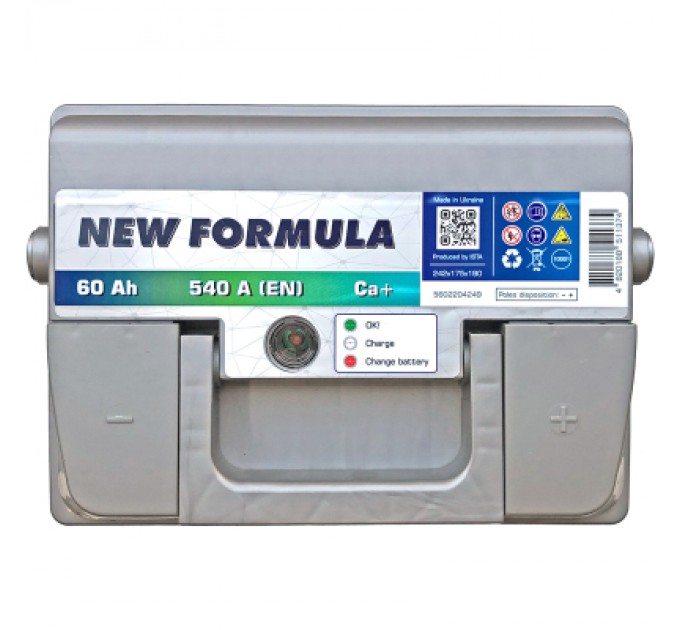 Акумулятор автомобільний NEW FORMULA 60Ah Ев (-/+) 540EN (5602204249)