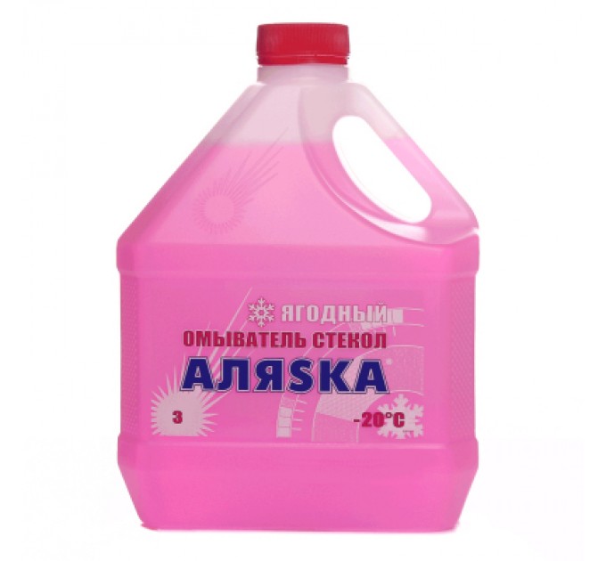 Аляsка Омивач автомобільний Аляsка -20С Ягідний 3л (5361)