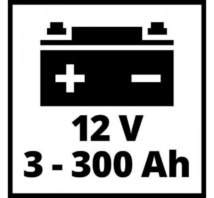 Пуско зарядний пристрій Einhell CE-BC 15 M, 280Вт, 12В, 3-600Ач, макс 15А, 7.65кг (1002265)