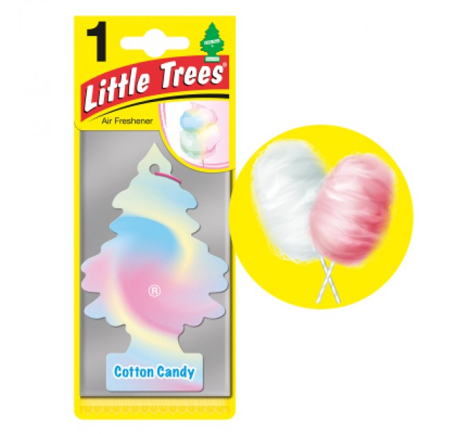 Little Trees Ароматизатор для автомобіля Little Trees Солодка вата (79000)