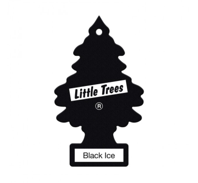 Ароматизатор для автомобіля Little Trees Чорний лід (78092)