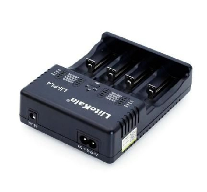 Liitokala Зарядний пристрій для акумуляторів Liitokala 4 Slots, LED, Li-ion/Ni-MH/Ni-Cd/AA/ААA/AAAA/С (Lii-PL4)