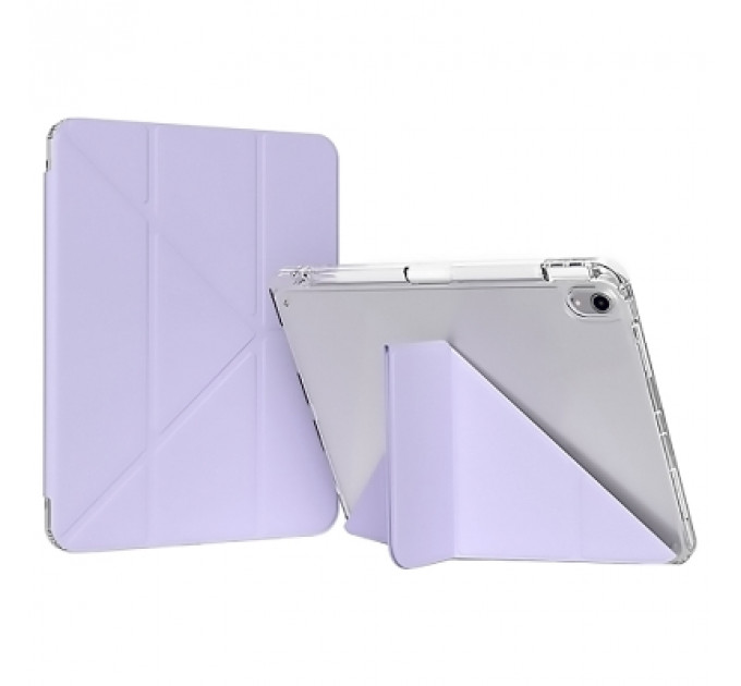 Чохол до планшета BeCover Ultra Slim Origami Transparent Apple iPad 10.9" 2022 Purple (712941)