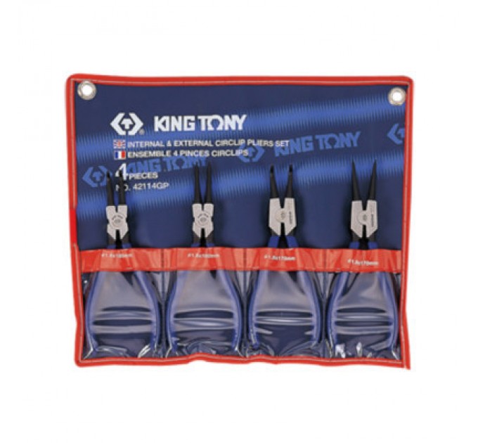 Автомобільний зйомник KING TONY стопорних кілець 180 мм набор 4 одиниць (42114GP)