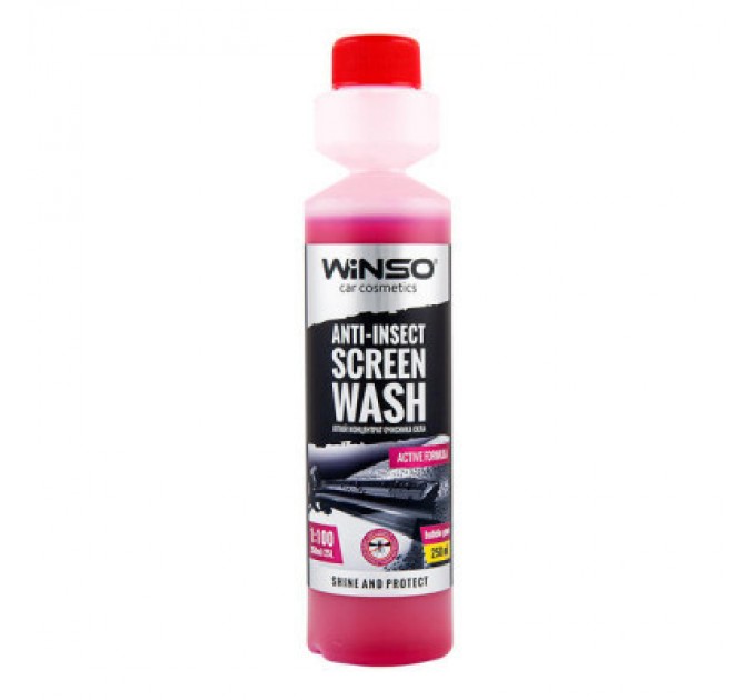 WINSO Омивач автомобільний WINSO Anti-Insect Screen Wash Bubble Gum 250мл (825001)
