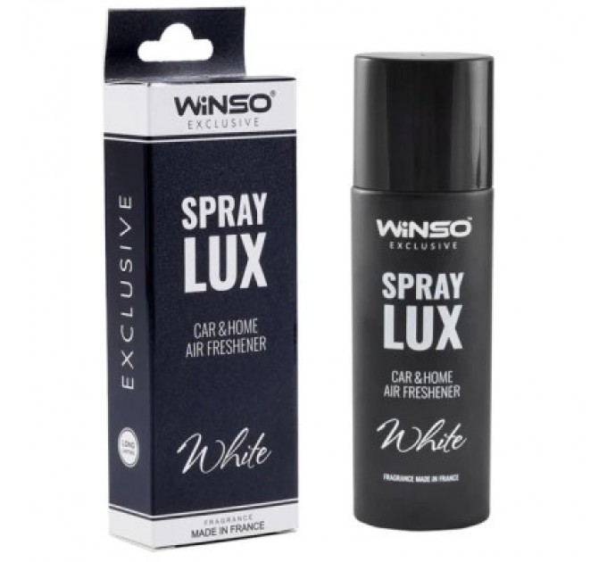 WINSO Ароматизатор для автомобіля WINSO Spray Lux Exclusive White 55мл (533821)