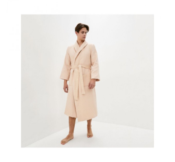 Прованс Халат Прованс довгий MACADAMIA бавовняний унісекс розмір L (011435)